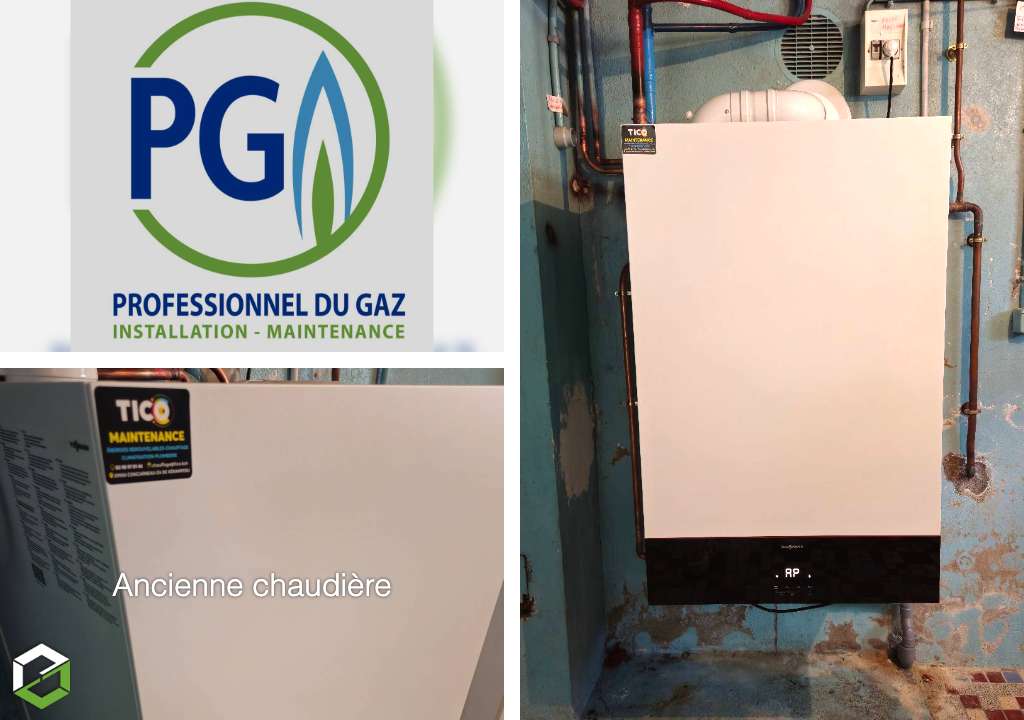 Remplacement d'une chaudière gaz par un chaudière VIESSMANN Vitodens 111W de 25KW - Professionnel du Gaz