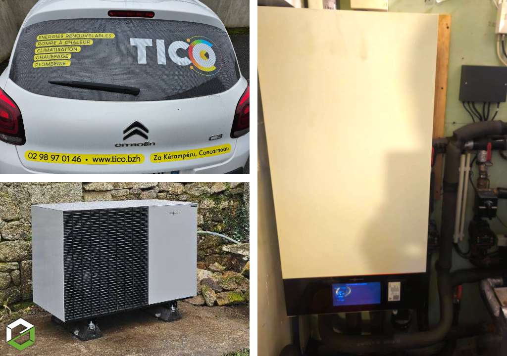 installation d’une pompe à chaleur viessmann vitocal 150-a de 8kw