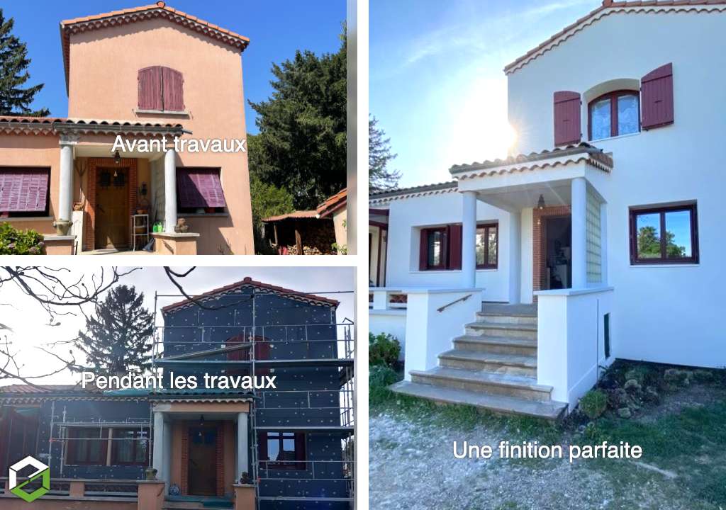 isolation thermique par l'extérieur (ite) en enduit rpe - rge qualibat