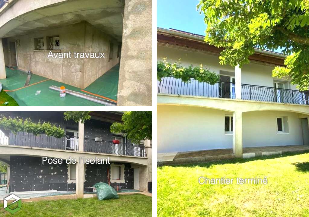isolation thermique par l'extérieur en rénovation énergétique - rge qualibat