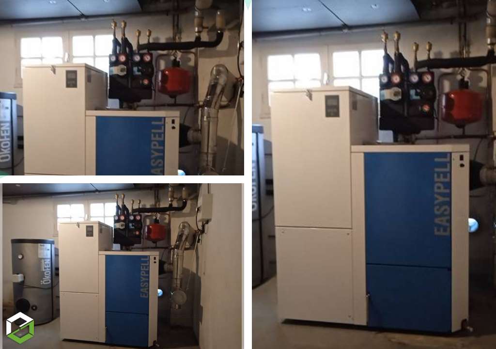 Ets Les Chauffagistes Bretons : Installation chaudière à granulés de bois Easypell - RGE QUALIBOIS