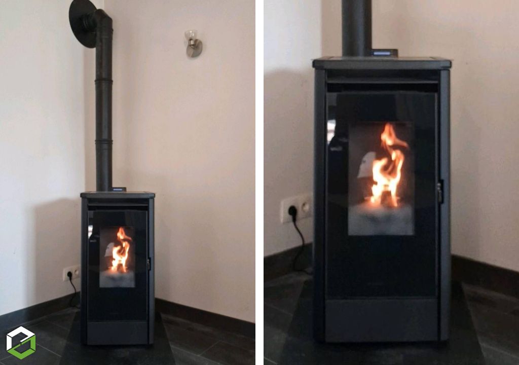 Ets Les Chauffagistes Bretons : Installation d'un poêle à granulés en 