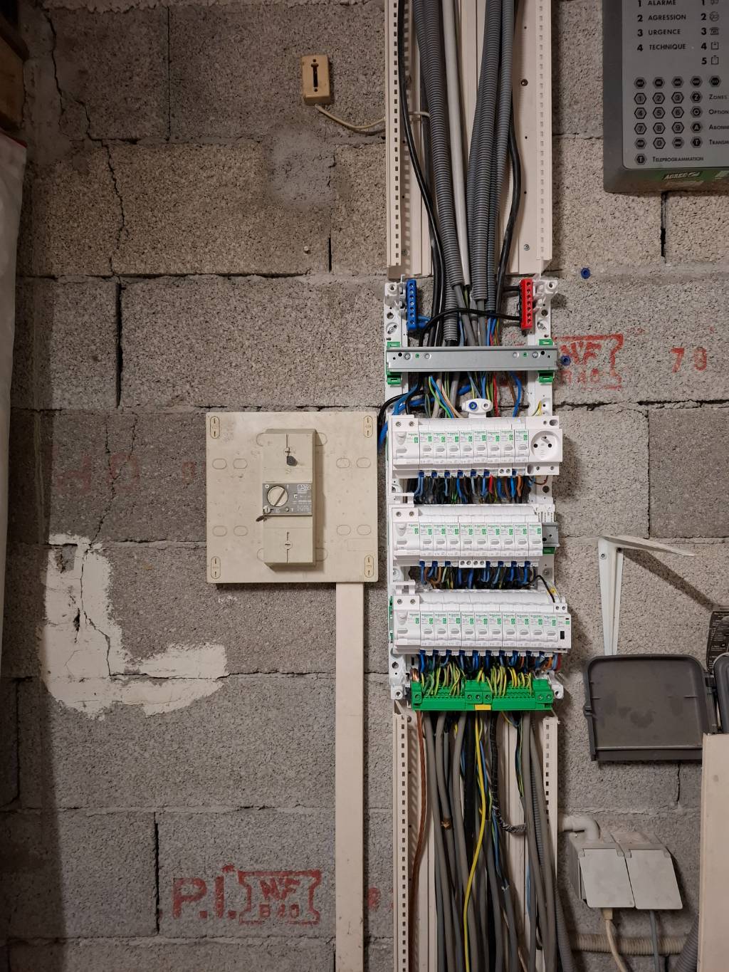 Remise en conformité d'un tableau électrique 