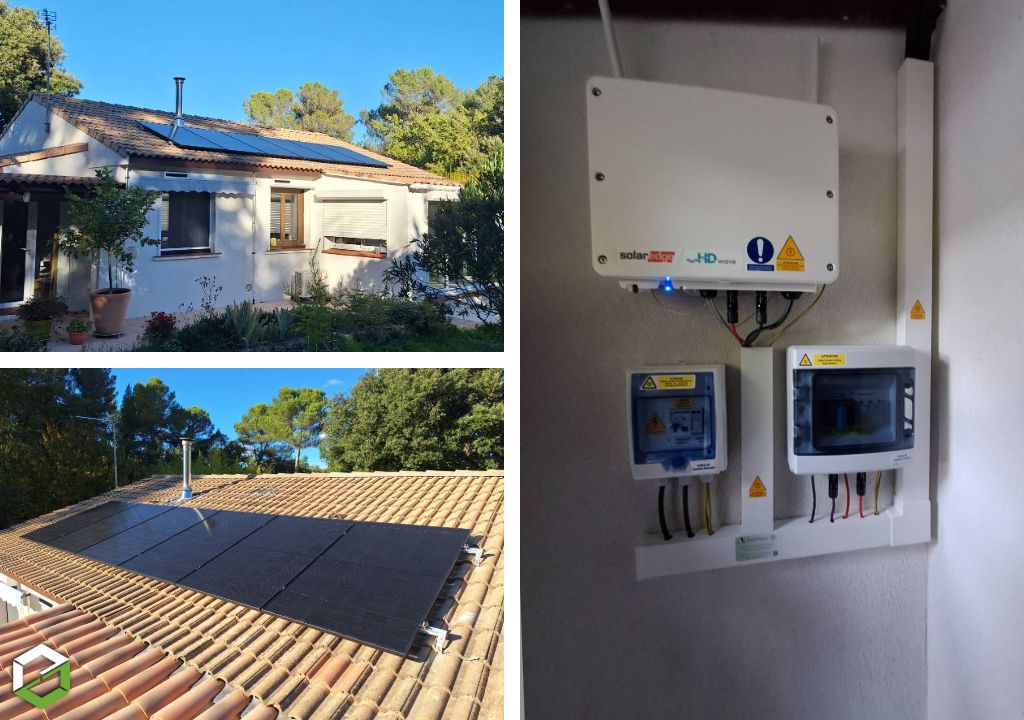 Installation photovoltaïque 3 kWc en autoconsommation