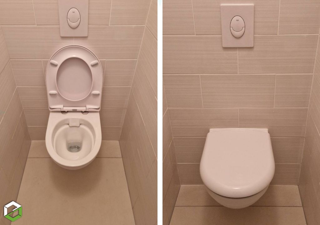 Remplacement d’un WC classique par un WC suspendu
