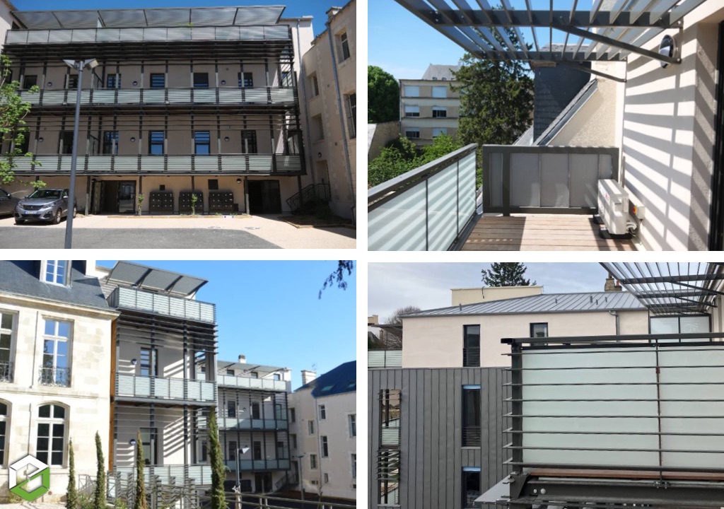 Consultez la chantier : réhabilitation de bâtiments avec travaux de charpente, couverture, zinguerie, isolation et menuiseries de toiture