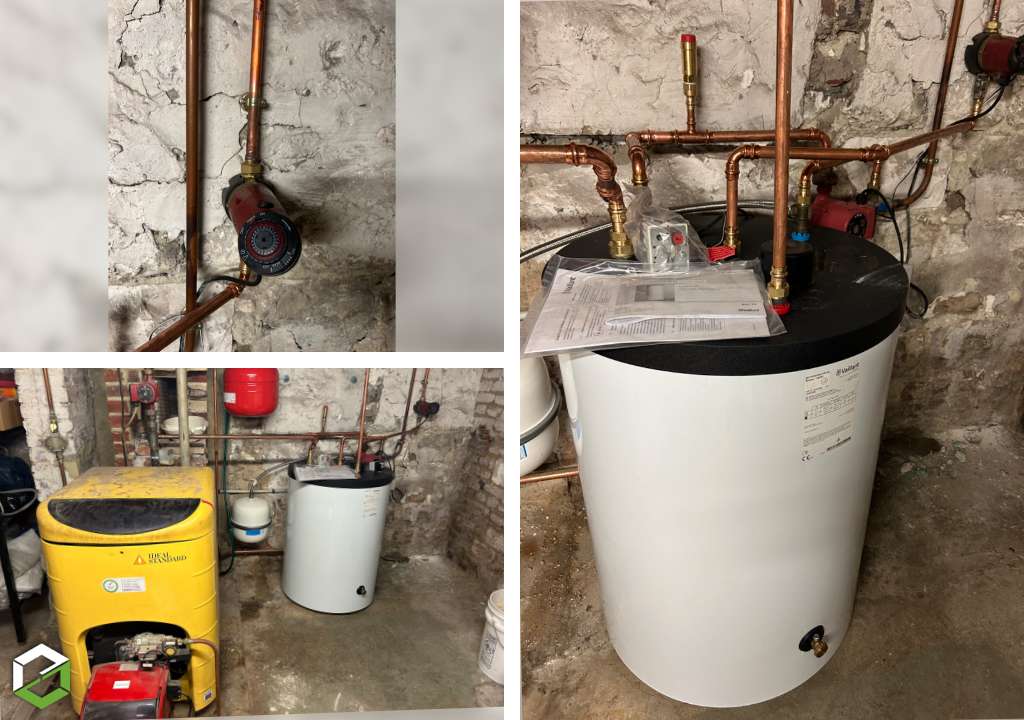 Consultez la chantier : remplacement d'un ballon accumulation - entreprise rge pour la réparation de l'eau chaude