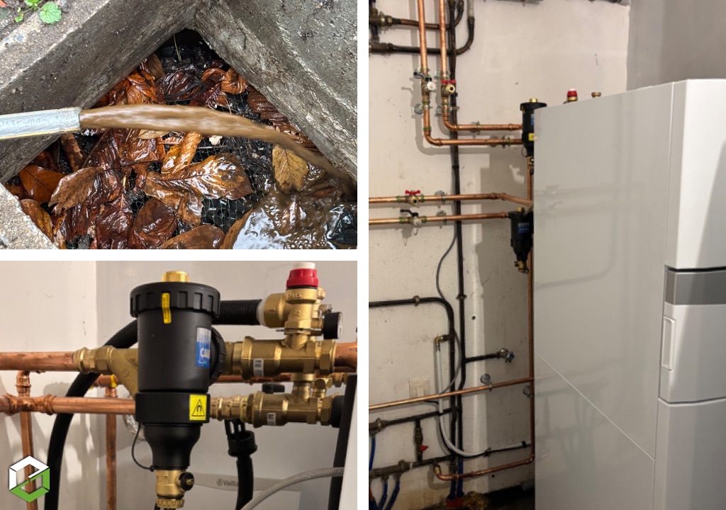 Consultez la chantier : installation d’un système de chauffage gaz vaillant eco compact avec régulation bi-zones