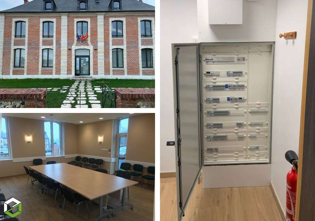Rénovation complète d'une installation électrique de bâtiment communal et pose d'une VMC double flux-Eure (27)