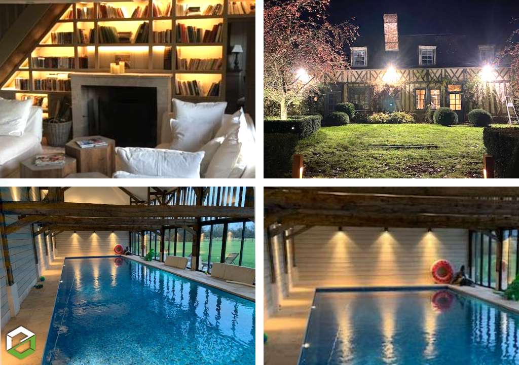 Eclairage extérieur et intérieur d'une maison - Entreprise Qualifelec-Eure (27)