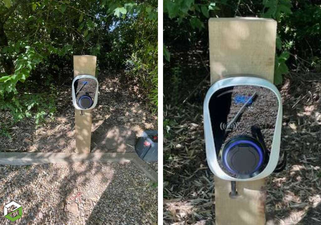 Installation Borne de charge de voiture électrique Eris - Entreprise Qualifelec IRVE-Eure (27)