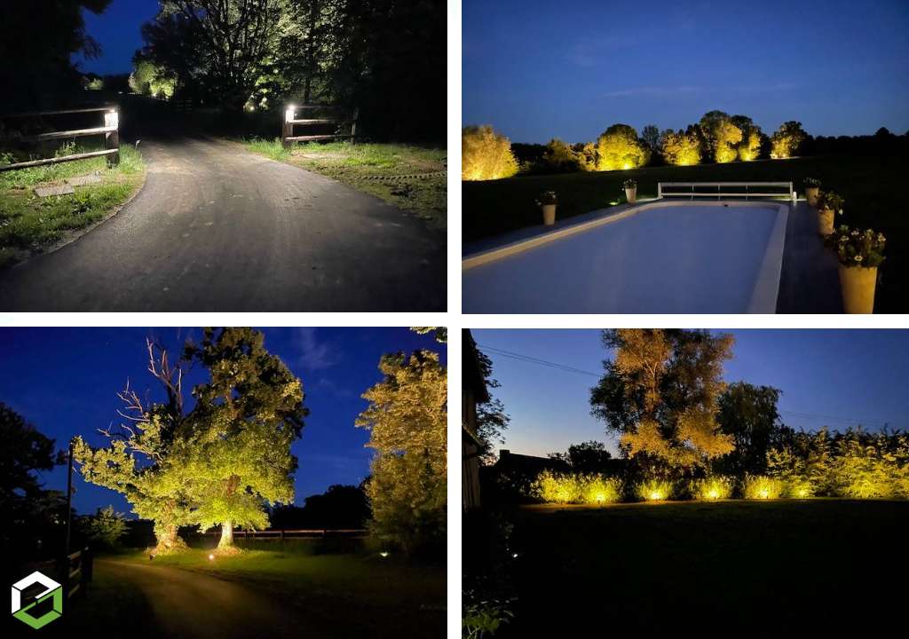 Éclairage d'une propriété équestre normande-Calvados (14)