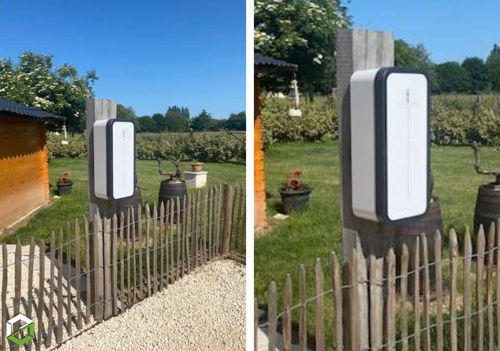 Installation d'une Borne de charge de voiture électrique Hager - Entreprise IRVE Qualifelec-Eure (27)