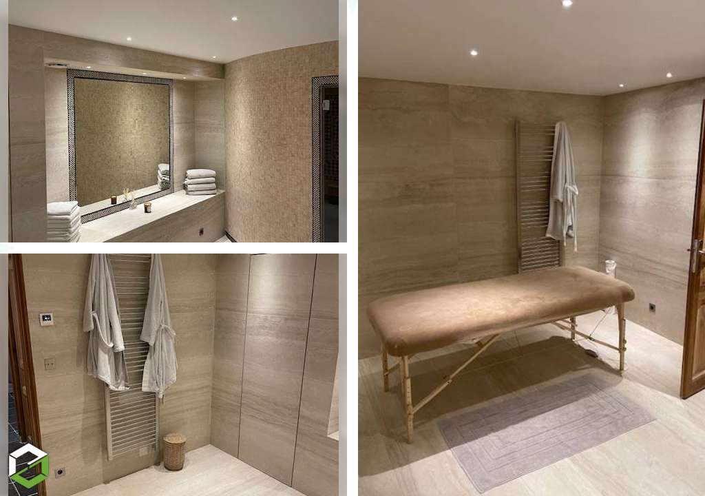 Rénovation complète d'un Haman, équipements électriques et éclairage domotique-Calvados (14)