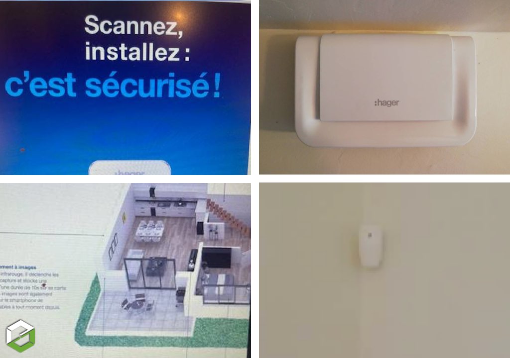 Installation d'une alarme intrusion Hager Alma-Calvados (14)