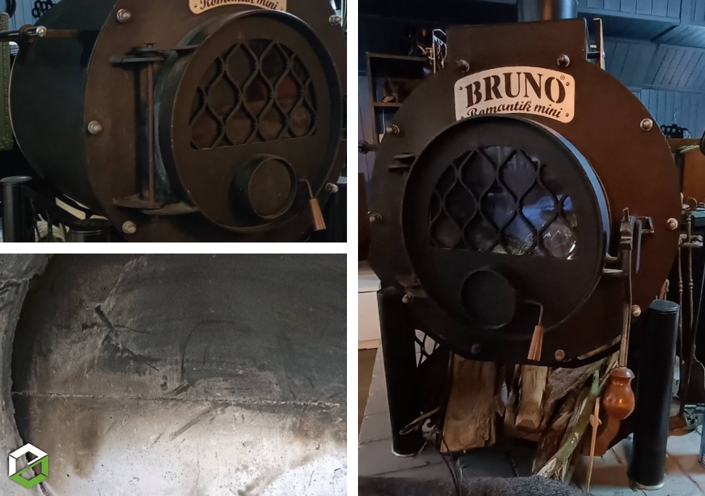 entretien d'un poêle à bois bruno et ramonage rotatif du conduit de fumée