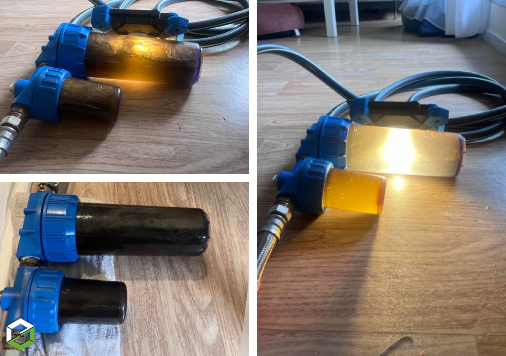 Désembouage d'un circuit de chauffage monotube radiateurs acier