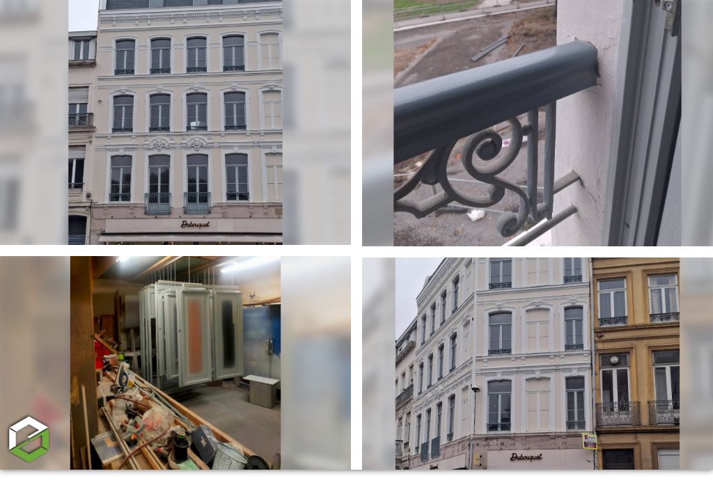 Ets Menuiserie agencements Montigny : Remplacement de toutes les fenêtres en dépose totale sur une rénovation d'immeuble
