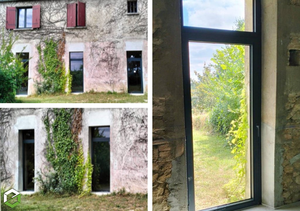 Consultez la chantier : fabrication et pose en menuiseries aluminium - entreprise rge