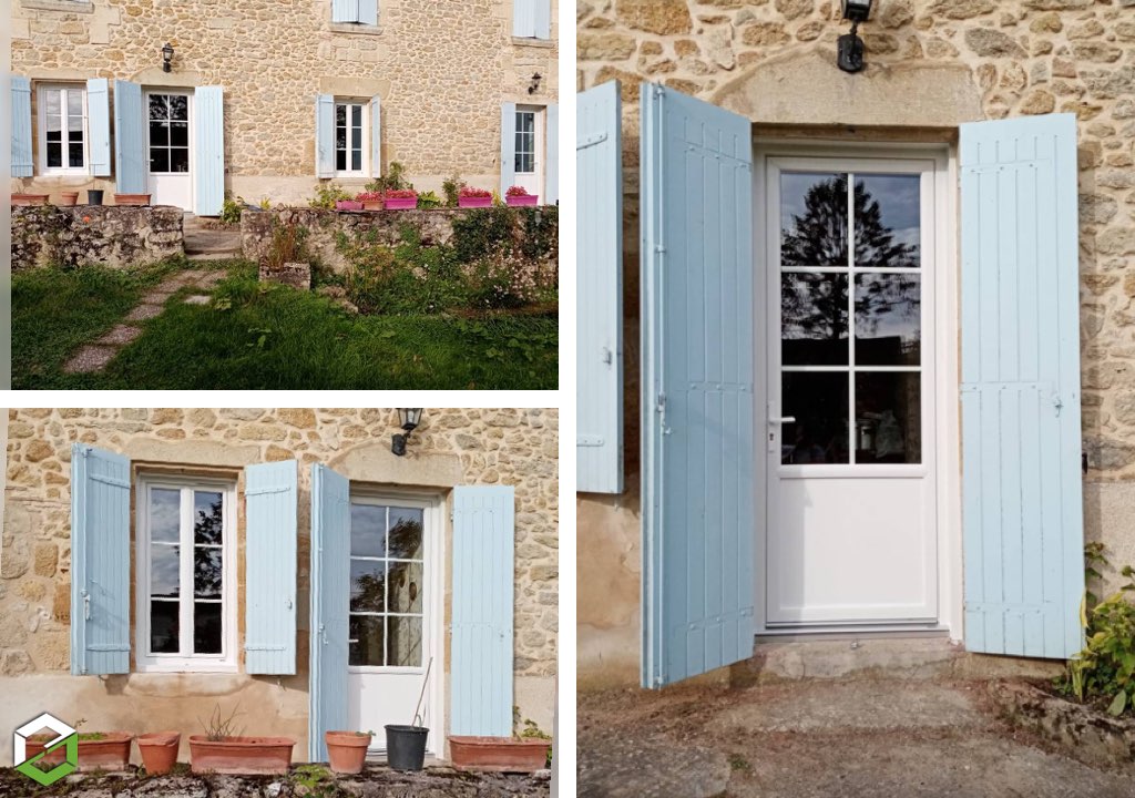 Consultez la chantier : fourniture et pose de menuiseries pvc marque bouvet - pose en rénovation - entreprise rge