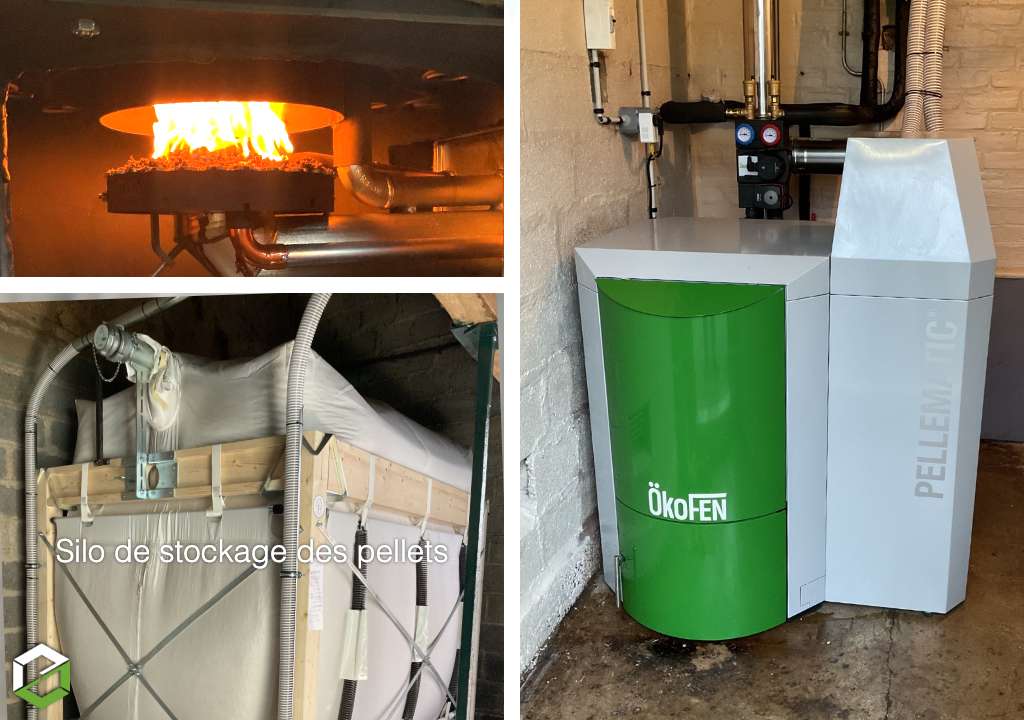 Consultez la chantier : installation d'une chaudière granulés (pellets) okofen - artisans rge qualibois
