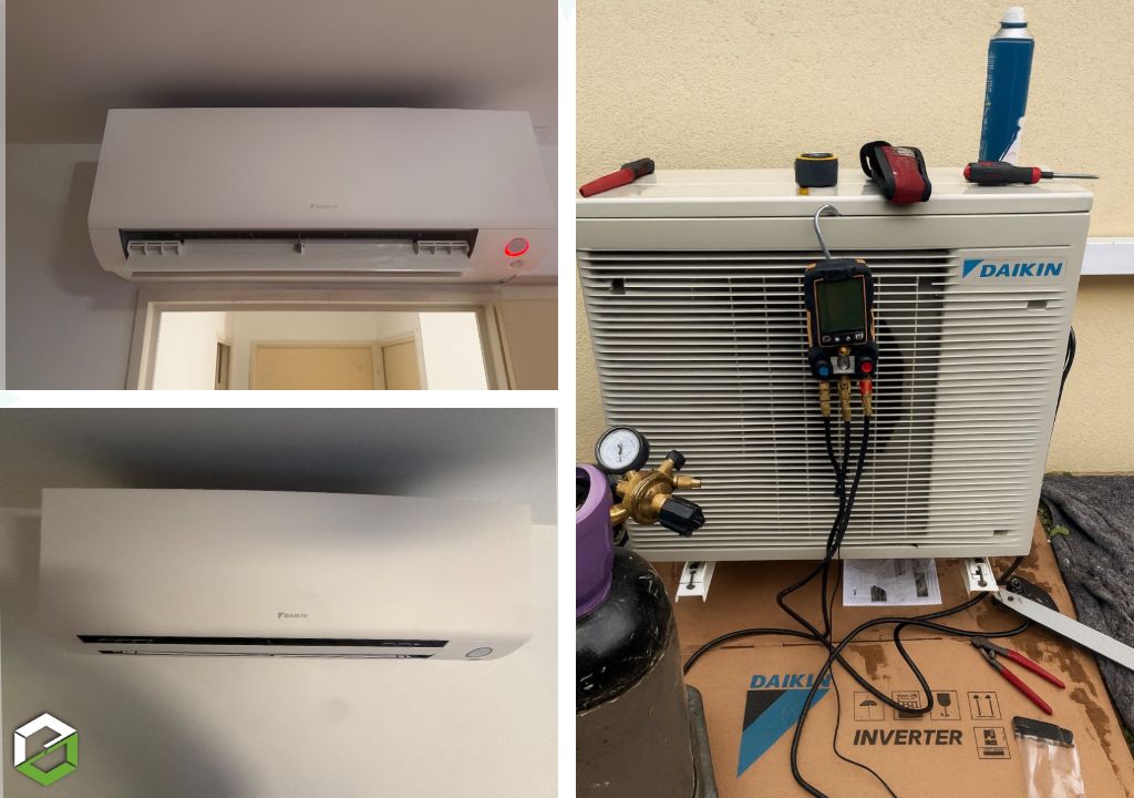 Installation climatisation pompe à chaleur air air Daikin -Val de Marne (94)