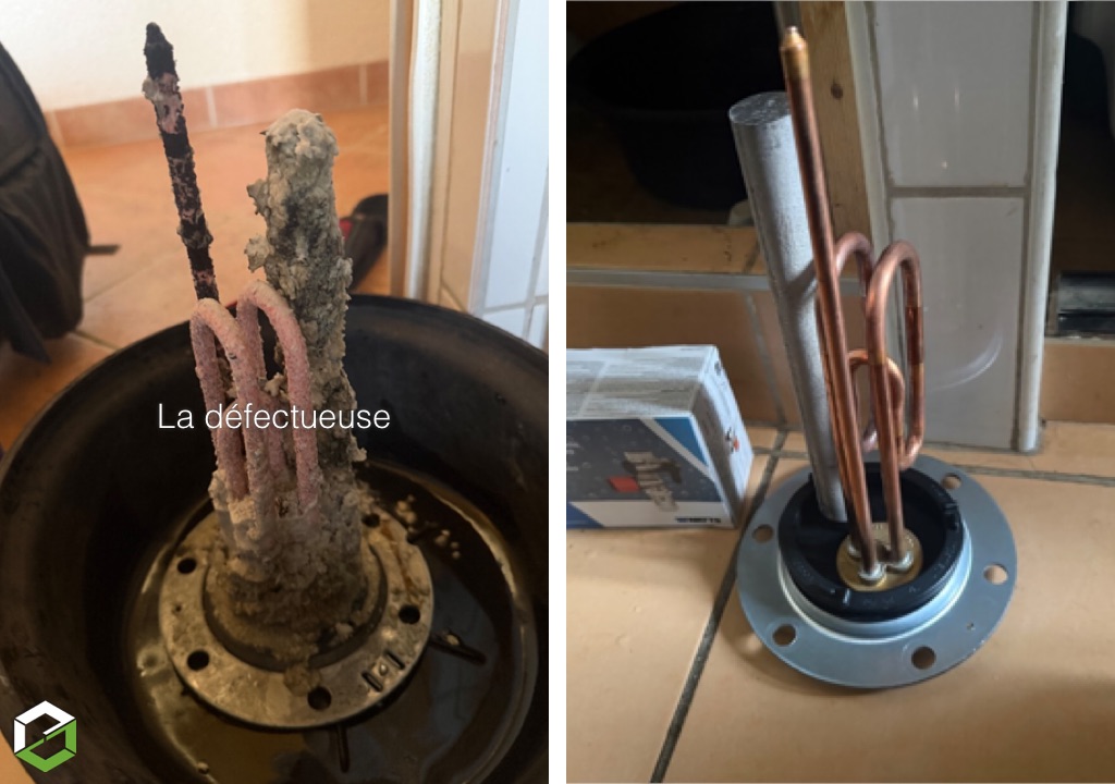 Remplacement resistance de chauffe eau -Essonne (91)