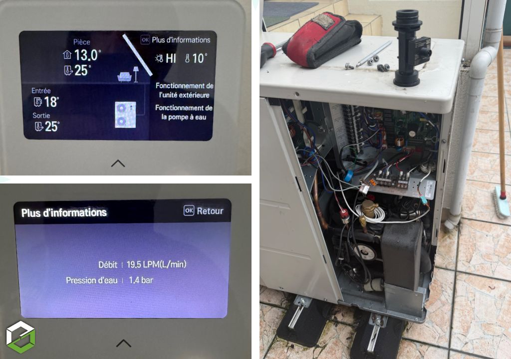 Réparation pompe à chaleur LG CH14 -Val de Marne (94)