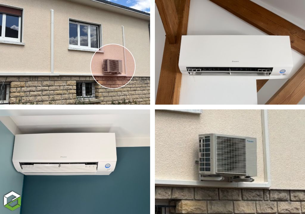 ​Installation d’une pompe à chaleur air/air Daikin Perfera multisplit