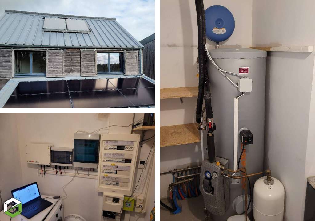 pose d'un système solaire photovoltaïque et reprise d'une installation de solaire thermique - entreprise rge qualisol et quali pv