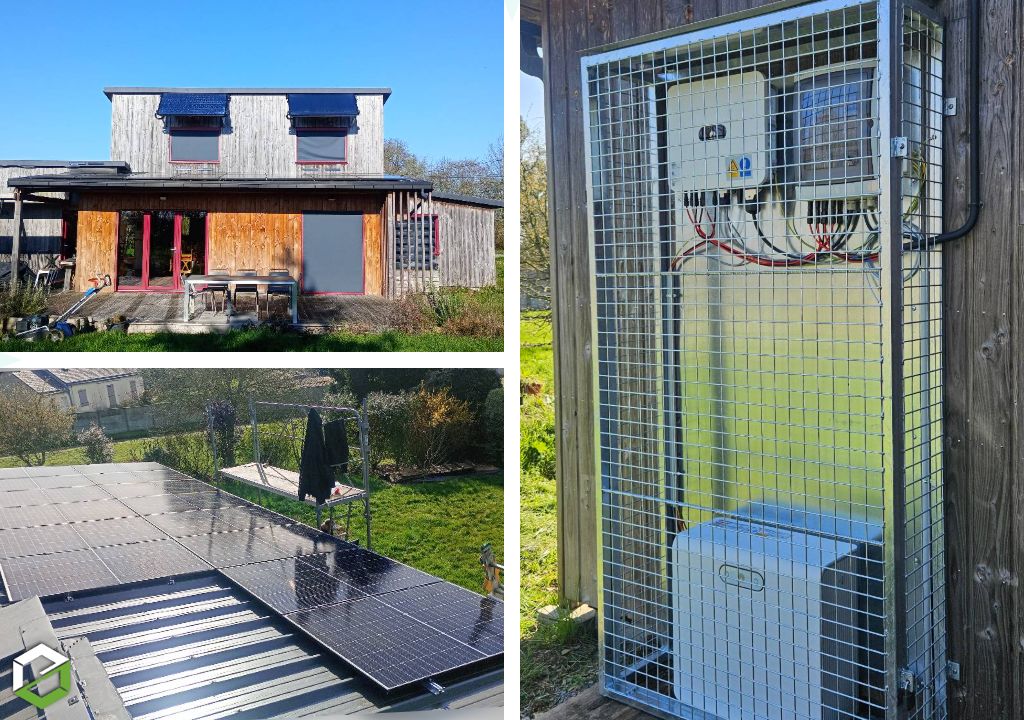 Pose de panneaux photovoltaïques en autoconsommation avec batteries 