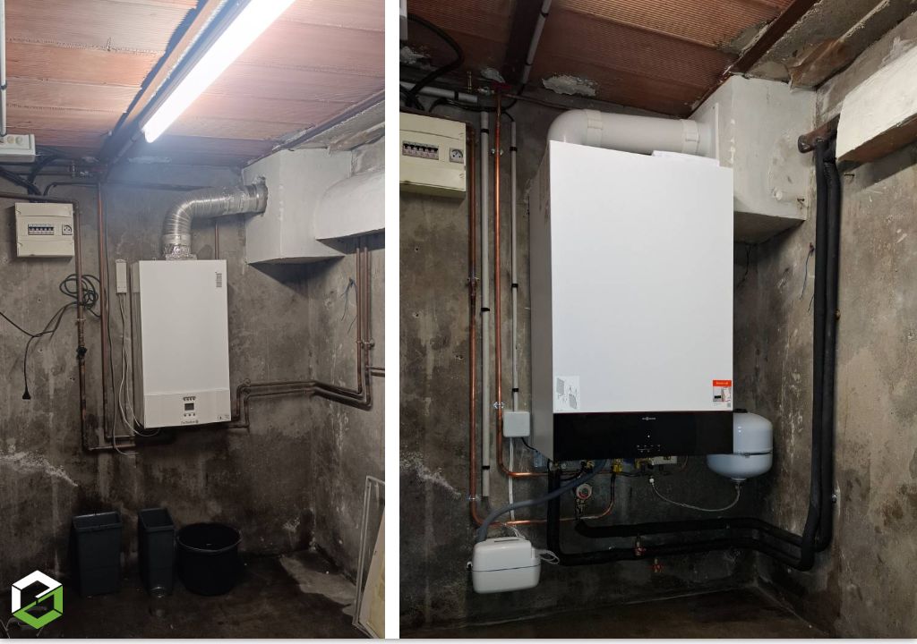 Désembouage des radiateurs et installation d'une chaudière gaz à condensation - SAVECO -Seine et Marne (77)