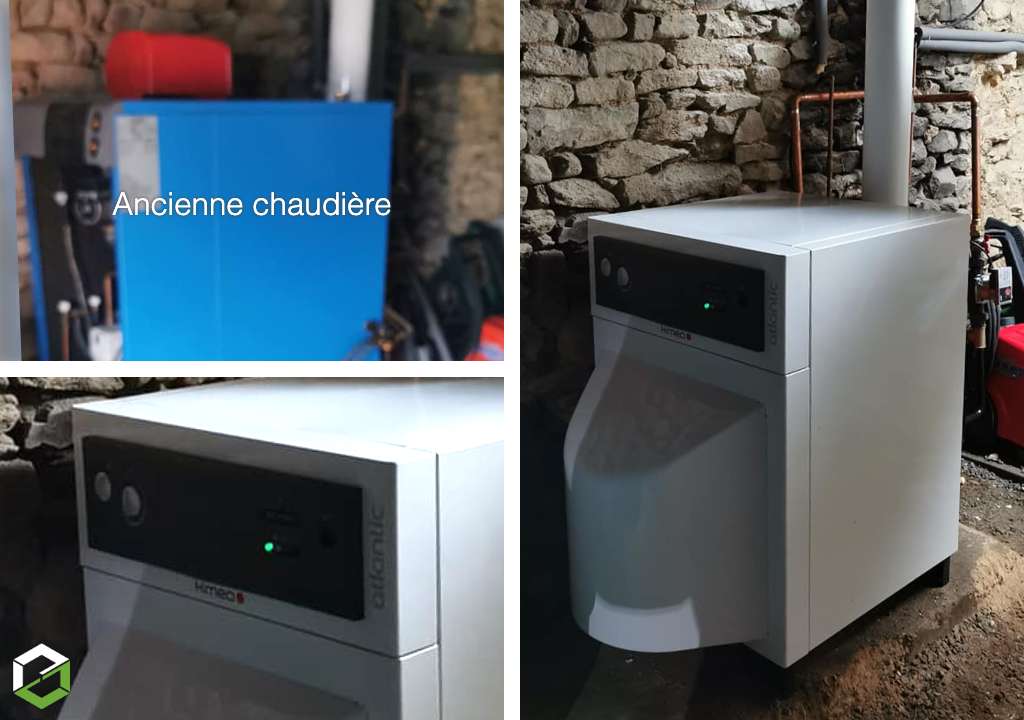 Ets Nathan Sherrard : Remplacement de chaudière fioul Atlantic et mise en place d'un thermostat