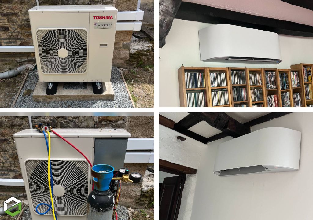 ​ Installation et mise en service d’une climatisation Toshiba 5 splits 