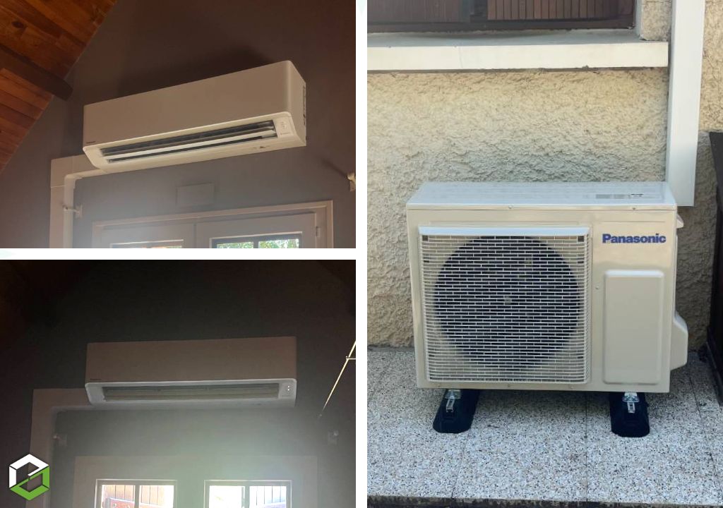 Installation de deux climatiseurs Panasonic 7 kW – Confort été comme hiver
