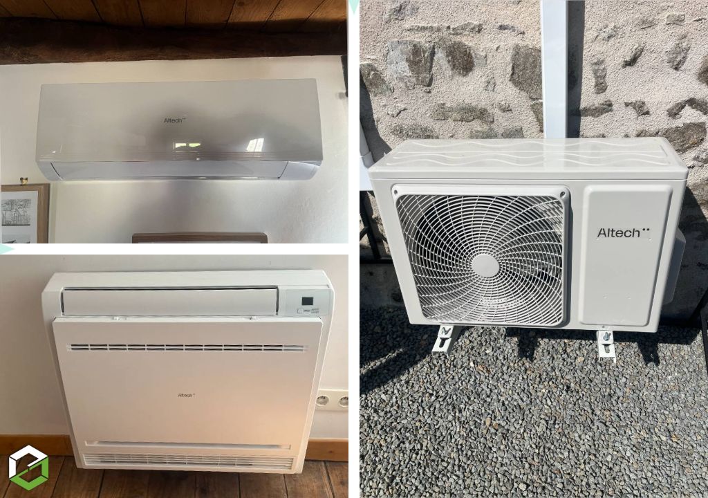 Installation d’une climatisation réversible Altech