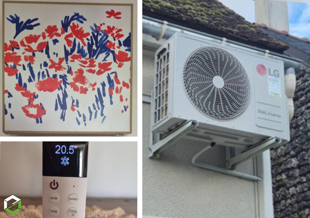 Artisan Ciret Bellegarde : Installation d'une climatisation LG ARTCOOL 3.5 kW pour un confort sur mesure