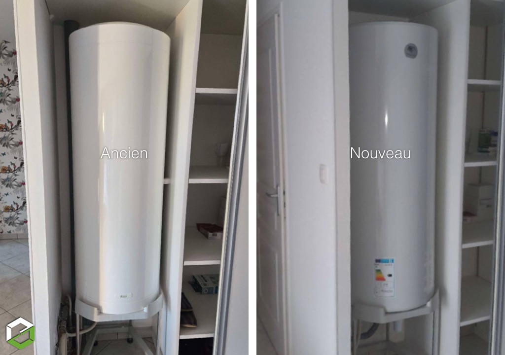 SASU Elec Sol'Air : Remplacement d'un chauffe-eau mural électrique