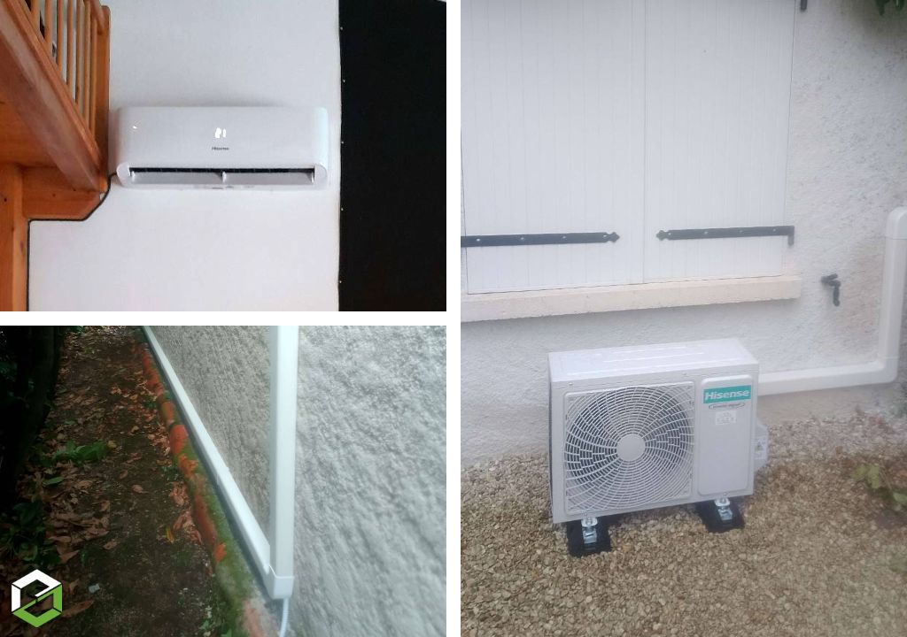 SASU Elec Sol'Air : Installation d'une pompe à chaleur Air/Air Aldes Hisense climatisation