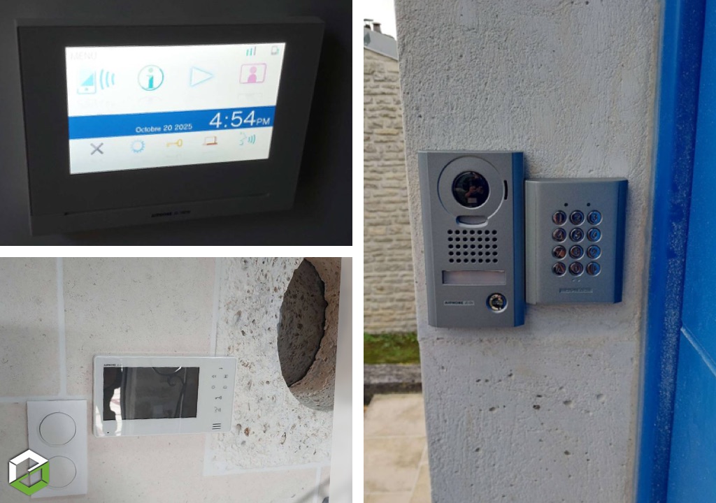 SASU Elec Sol'Air : Installtion d'un interphone visio Aiphone wifi