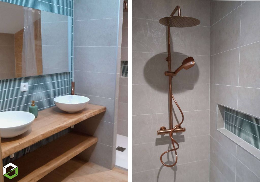 SASU Elec Sol'Air : Installation d'une salle de bain 