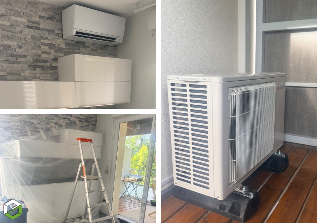 Ets SNC2E : Installation d'une climatisation monosplit Mitsubishi Electric