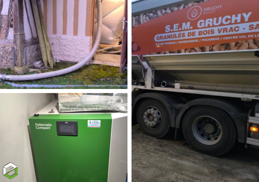 Consultez la chantier : fourniture de granulés bois en vrac  par gruchy combustibles