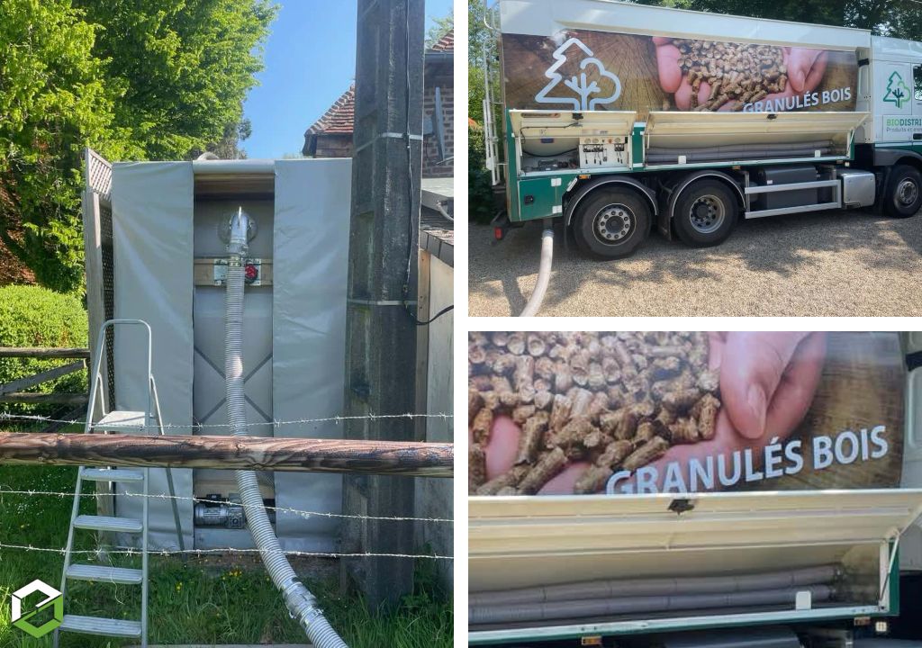 fourniture de granulés bois en vrac par gruchy combustibles