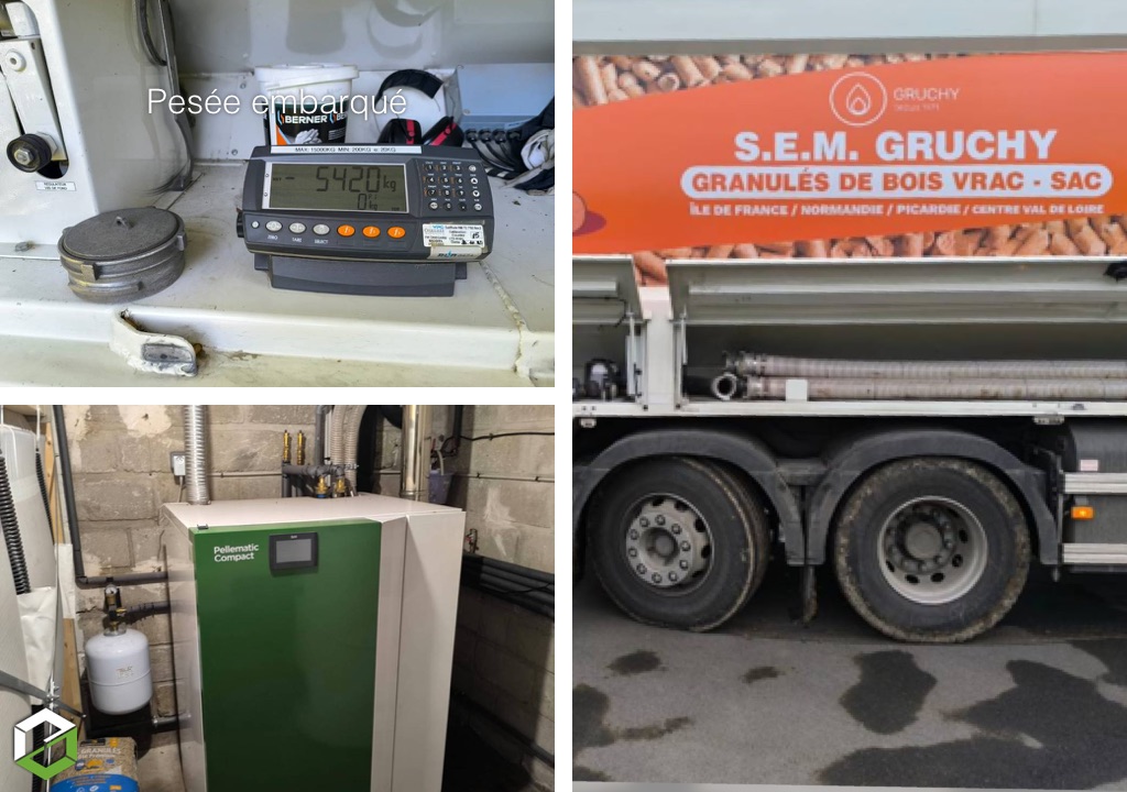 livraison de pellets en vrac par camion souffleur par gruchy combustibles 