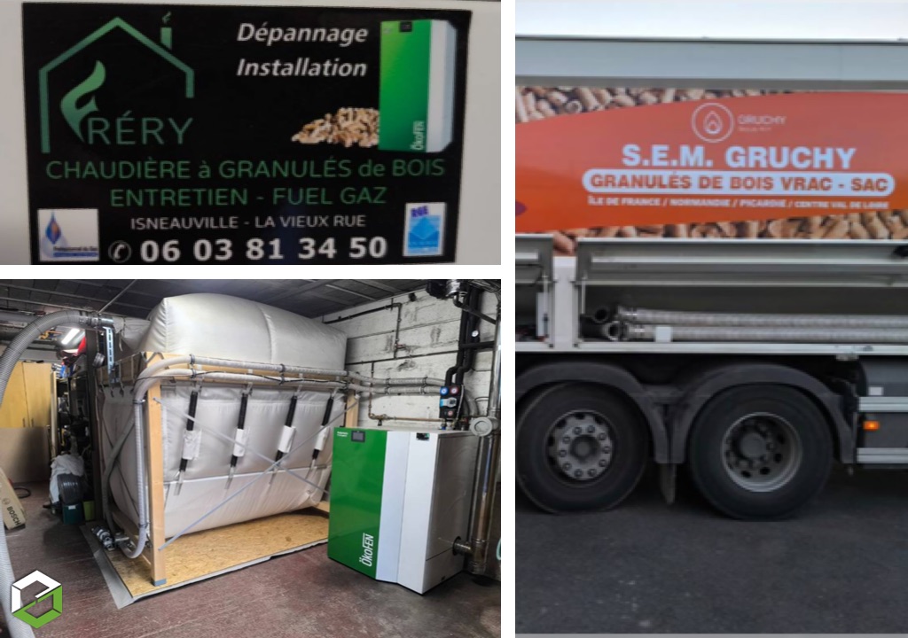 livraison de pellets en vrac par gruchy combustibles