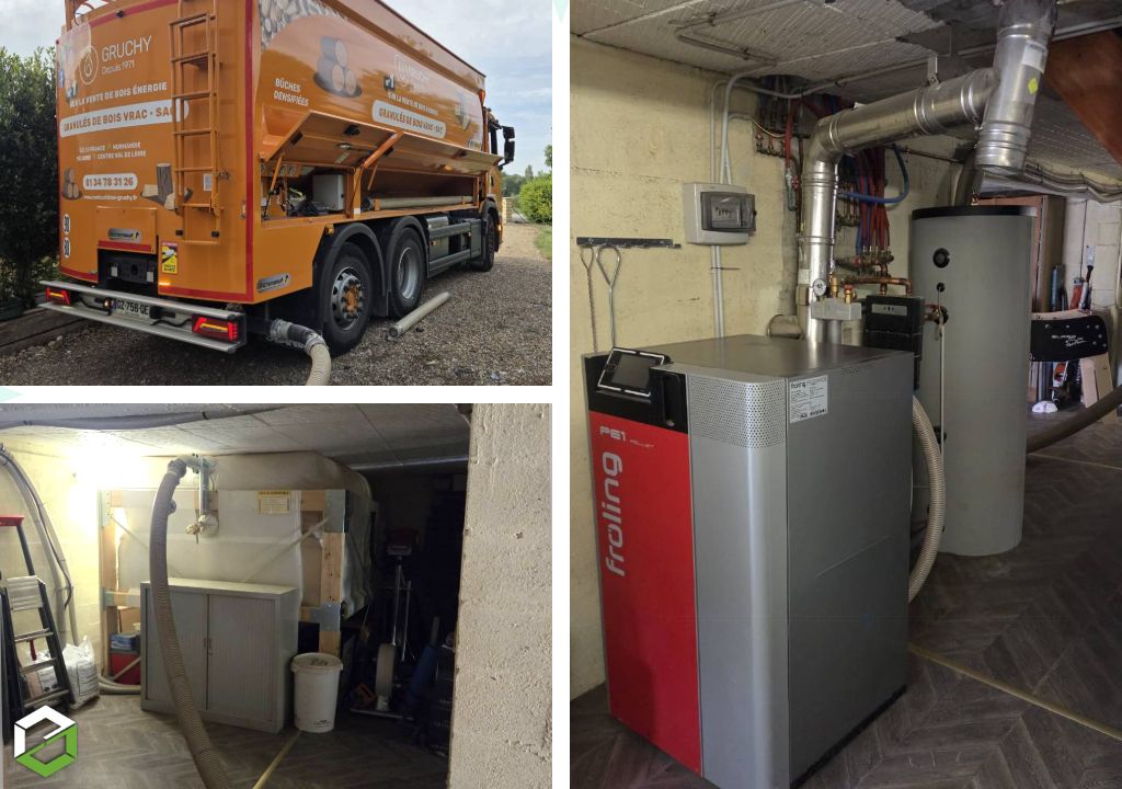 Livraison de Pellets en Vrac par Gruchy Combustibles
