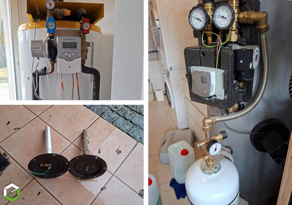 SAINTE-VICTOIRE ENERGIE : Entretien de deux chauffe-eau solaires individuels (CESI) de marque DE DIETRICH et WAGNER