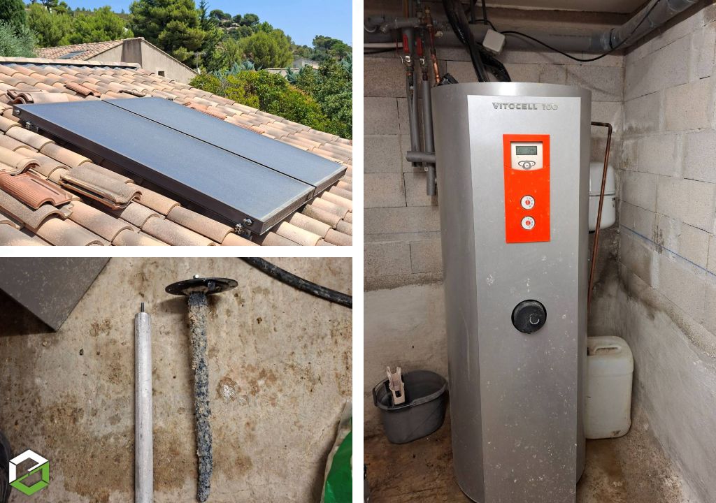 Entretien d'un chauffe eau solaire Viessmann