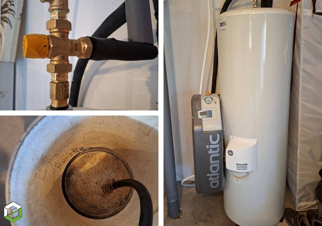 Entretien d'un chauffe-eau solaire (CESI) ATLANTIC